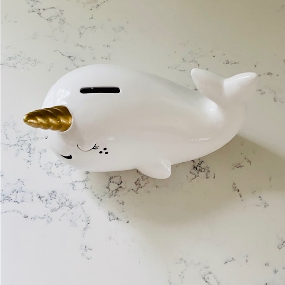 Pillowfort by Target  Unicorn Whale Coin Bank - Picture 9 of 13